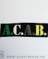 нашивка a.c.a.b. (цветная)