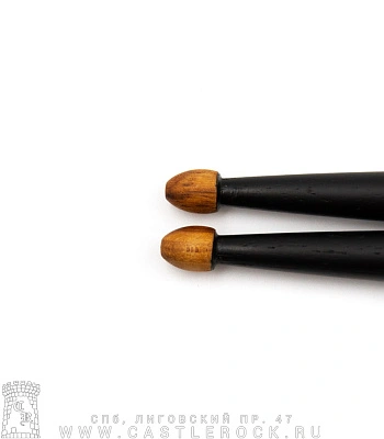 барабанные палочки hun 7a (черные) деревянные наконечники
