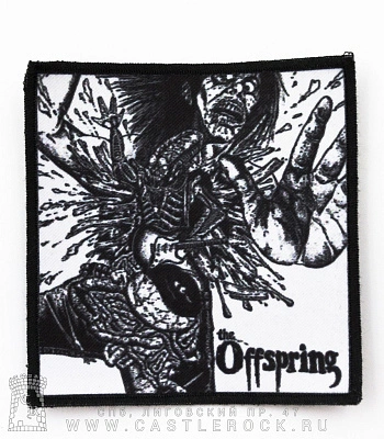 нашивка offspring (ч/б)