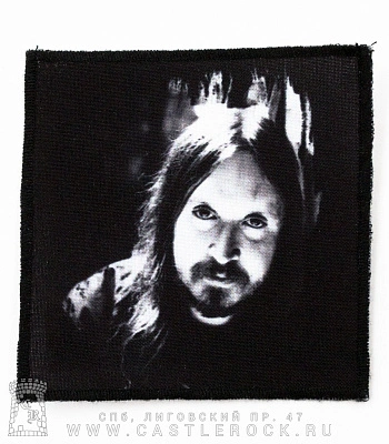 нашивка гражданская оборона егор летов (ч/б)