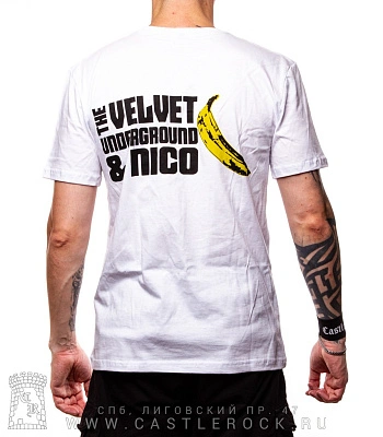 футболка velvet underground "the velvet underground & nico" (белая)