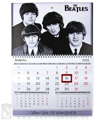 календарь настенный beatles (группа)