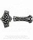 серьга alchemy gothic (алхимия готик) e368 thunderstick