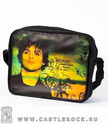 сумка к/з green day billie joe armstrong "that's mister american idiot to you"