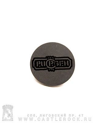 значок цанга с гравировкой purgen пурген