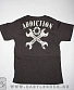 футболка детская addiction череп и гаечные ключи "grease gears gasoline"