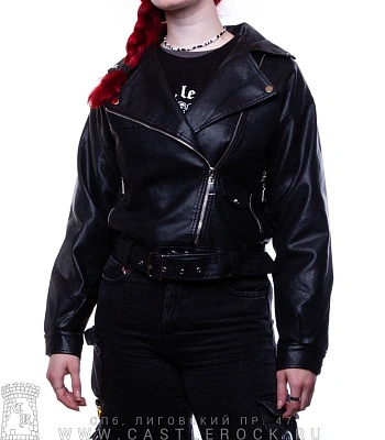 косуха женская к/з оверсайз а2336