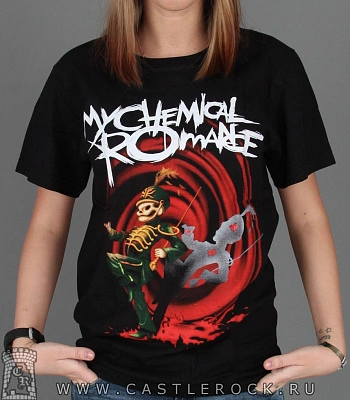 футболка my chemical romance "the black parade" (принт красный)