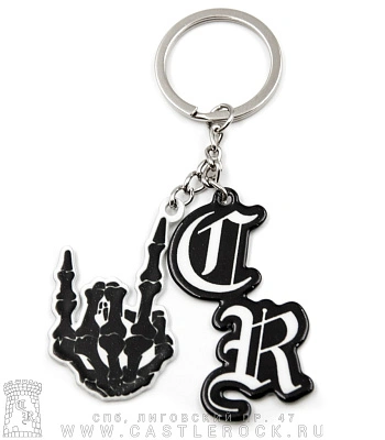 брелок металлический castle rock (коза, двойной)