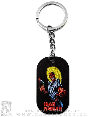 брелок металлический iron maiden "killers"