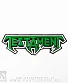 нашивка testament (лого зеленое, вышивка)