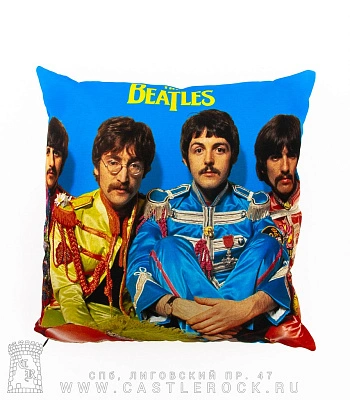 подушка декоративная beatles "sgt. pepper’s lonely hearts club band"