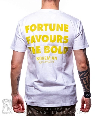 футболка queen freddie mercury "bohemian rhapsody" (белая)