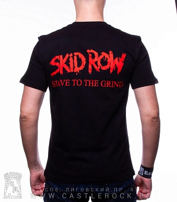 футболка skid row "slave to the grind"