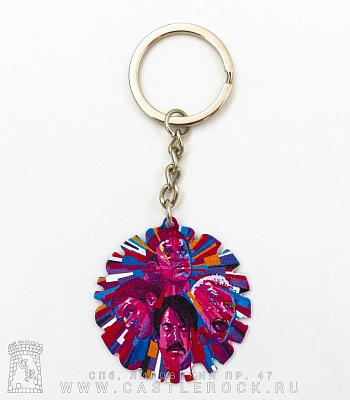 брелок металлический red hot chili peppers