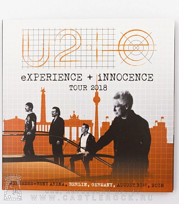 CD U2 "Experience+Innocence Tour, Berlin"
