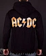 балахон на молнии ac/dc "hell's bells"