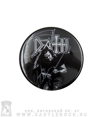 значок death chuck schuldiner