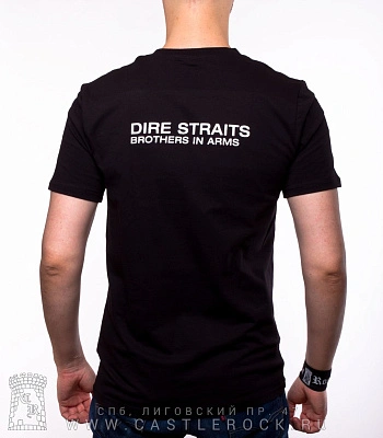 футболка dire straits "brothers in arms"