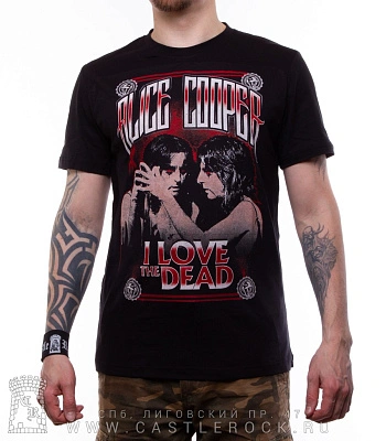 футболка alice cooper "i love the dead"