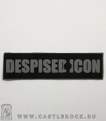 нашивка despised icon (надпись серая, узкая)