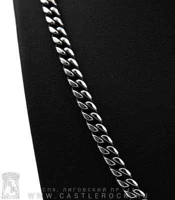 цепь стальная панцирная (звенья округлые, затемненные, 6 мм)