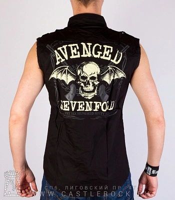 безрукавка avenged sevenfold (2 молнии)