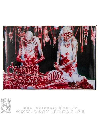 магнит прямоугольный cannibal corpse "butchered at birth"