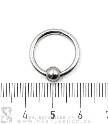 Кольцо BCR Сталь 2 х 15 х 6 (с пружинным шариком)