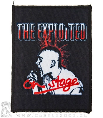 нашивка exploited "on stage"