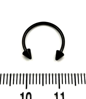 Циркуляр Сталь с Шипами Черный 1,2 х 12 х 3/3