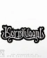 нашивка термо korpiklaani (лого, вышивка)