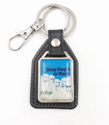 брелок прямоугольный на подкладке deep purple "in rock"