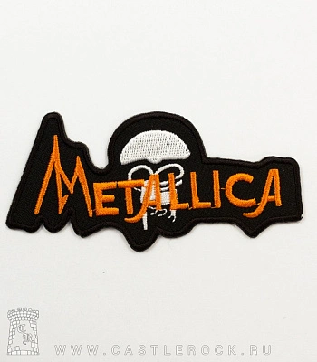 нашивка термо metallica (вышивка)