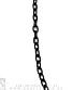 цепь плетение якорное (черная, 6 мм)