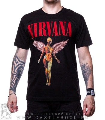 футболка nirvana "in utero"