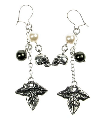 серьги alchemy gothic (алхимия готик) e297 poison lvy