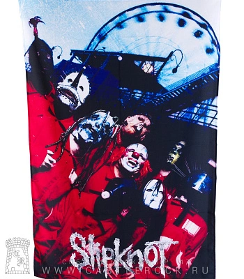 постер тканевый slipknot (группа)