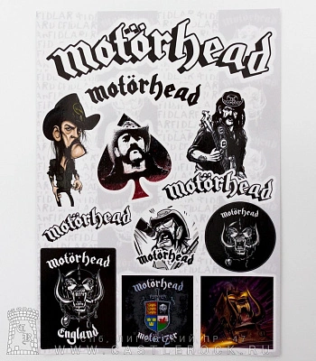 набор наклеек motorhead (стикерпак)