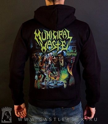 балахон на молнии municipal waste