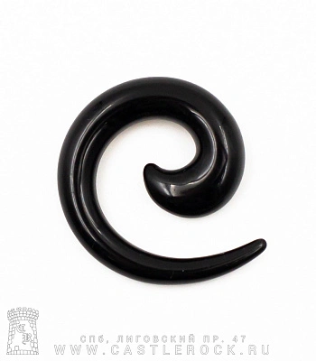 Растяжка Акрил Спираль (черная) 6 мм