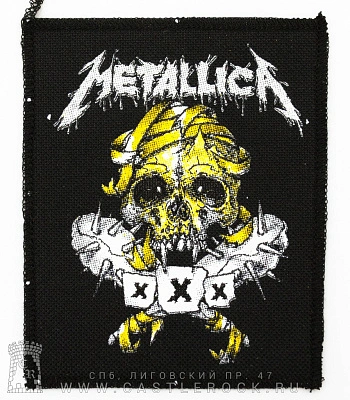 нашивка metallica "xxx"