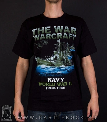 футболка army корабль "the war warcraft"