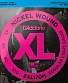 струны d'addario никелированные для бас-гитары exl170m