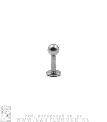 Лабрет Сталь с Шариком 1,6 х 6 х 4