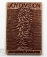 магнит прямоугольный деревянный joy division "unknown pleasures"