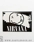 магнит прямоугольный nirvana (смайл, ч/б)