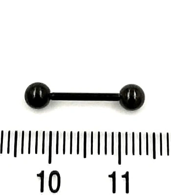 Микроштанга Сталь Черная с Шариками 1,2 х 10 х 4/4