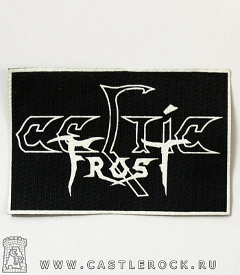 нашивка celtic frost (лого белое)