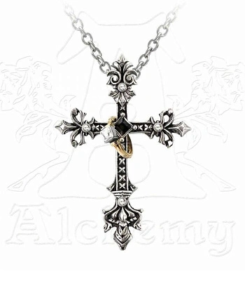 подвес alchemy gothic (алхимия готик) p705 maryam theotokos ring cross